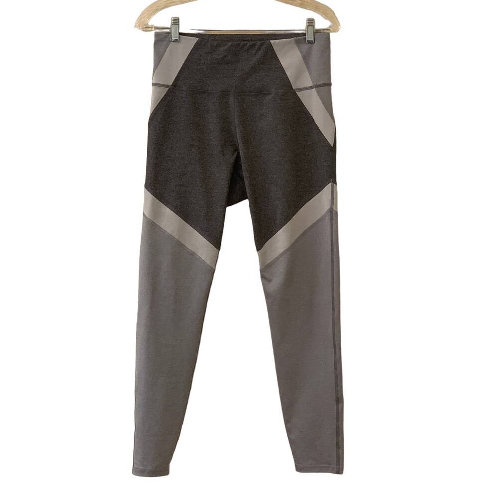 Old Navy Women's Active Elevate Legging Go-Dry, Two Tone Grey, Size Medium